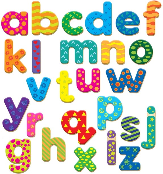 RGS Group Magnetic Letters Lowercase Alphabets & Language