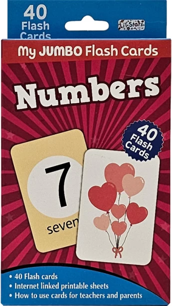 Lil Stars Numbers Flash Cards Flashcards & Workbooks