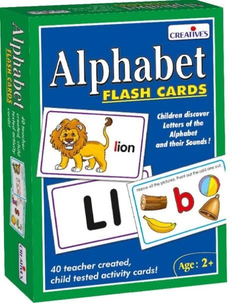Creatives Flash Cards - Alphabets Flashcards & Workbooks
