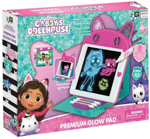 Gabby'S Dollhouse Premium Glow Pad Doodle Boards