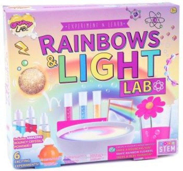 Groovy Labz Rainbow and Light Lab Science Project Kit