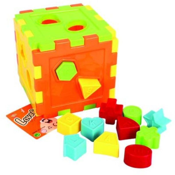 Dothome Baby Educational Blocks Shape Sorter Shapes Toys