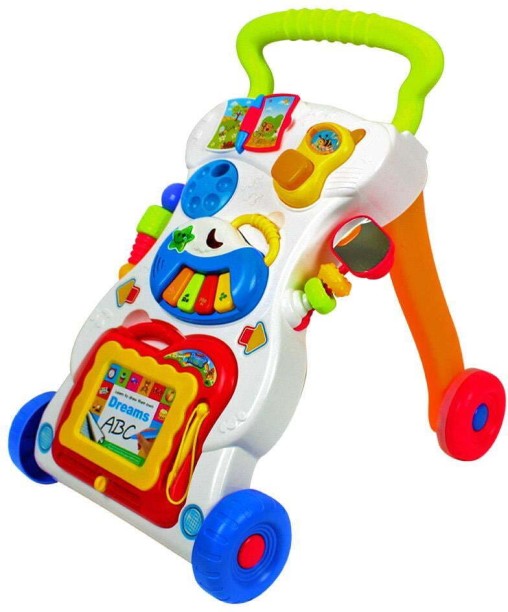 Baby Links Push Walker With Music Activity Toys