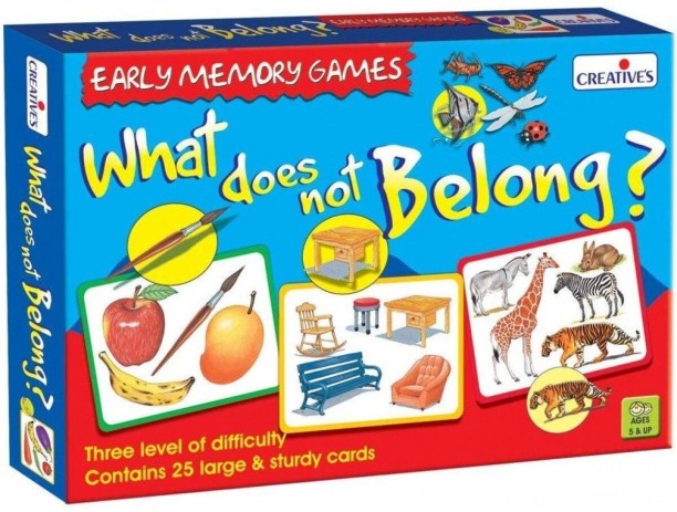 Creatives What Does Not Belong - Memory Game Flashcards & Workbooks