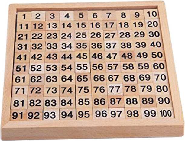 ALANES 1 to 100 Consecutive Numbers Counting Board Toy Educational Toys