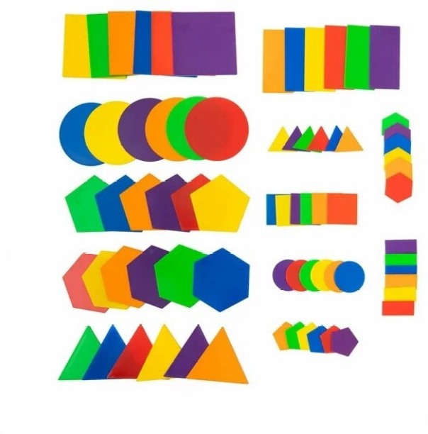 MLE Attribute Blocks 2 sizes - 72 Pieces Numbers & Maths