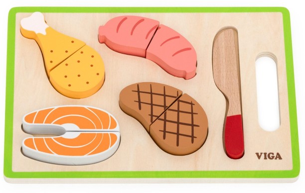 Viga Cutting Playset (Wooden) Activity Toys