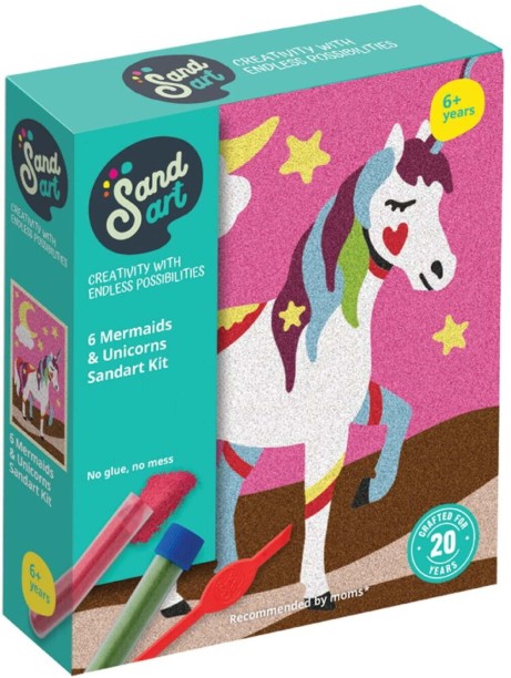 SAND ART Mermaids and Unicorns Activity Toys