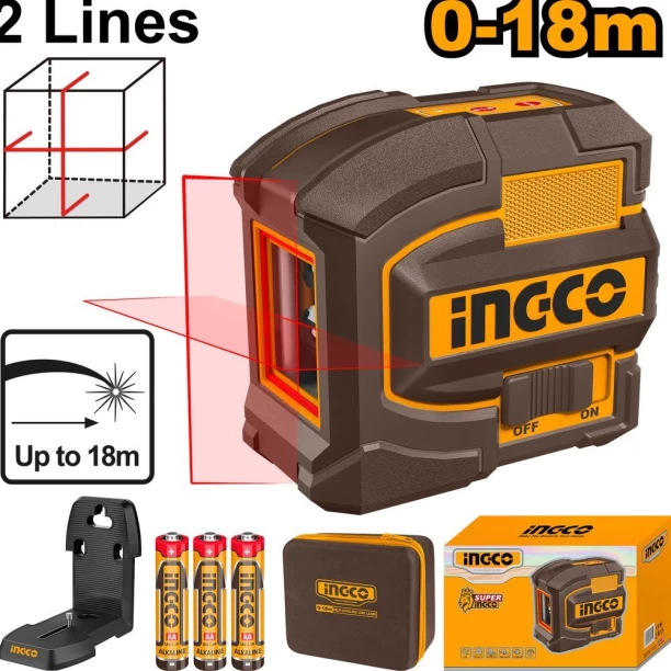 Ingco Self Leveling Laser Level - Red Magnetic Electronic Level