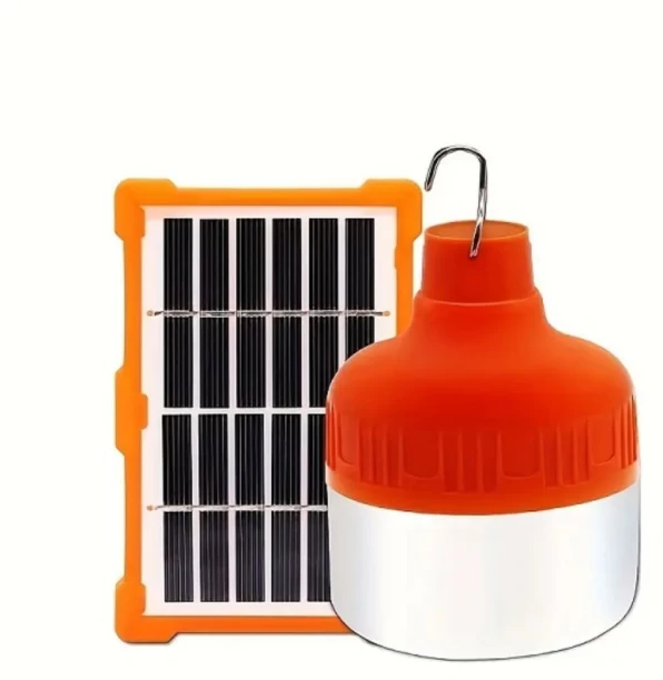 Generic Oroku Power OP-021 Solar Hanging Light Bulb 80W With 1000mah Battery LED Camping Light