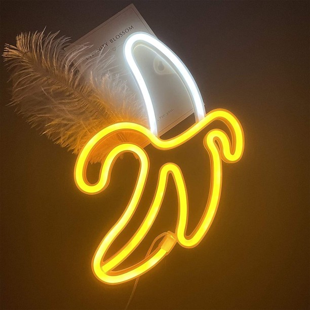 Generic FA-A42 Banana Neon Sign Lamp USB And Battery Operated LED Neon Light