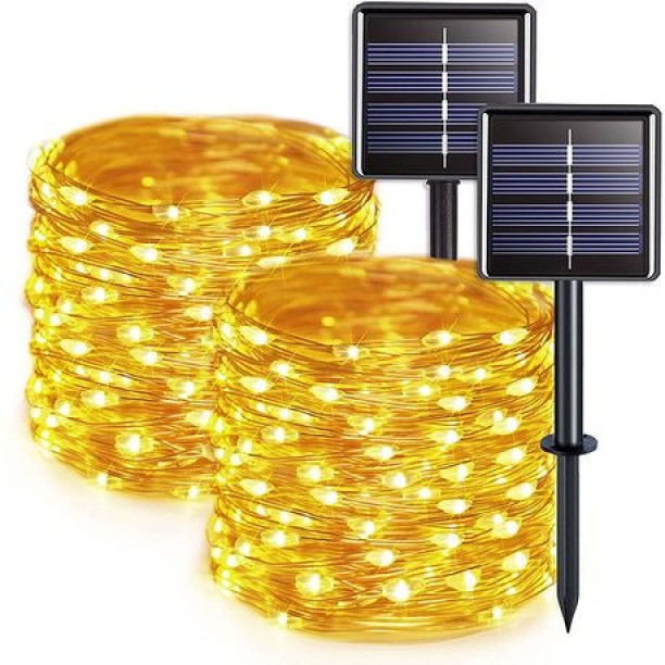 SA TRADE 100 LEDs 12 m Yellow Steady String Light