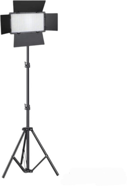 Jiengeng Pro LED 800 Photo And Video White Light Kit 2.1M Tripod And 2 Batteries