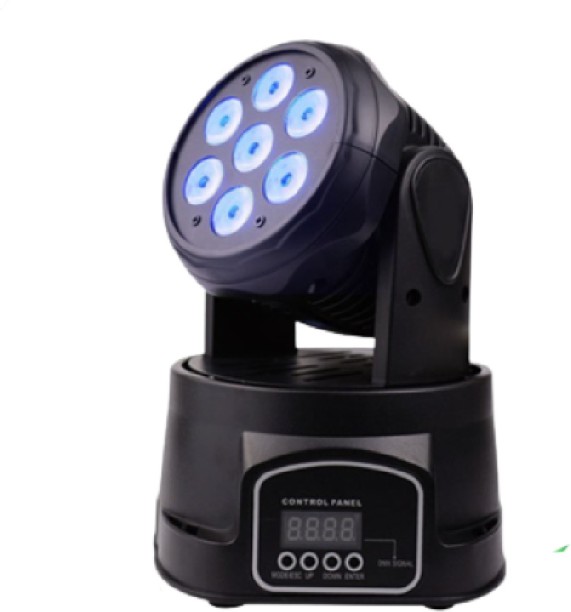 ELCTRO WORLD Stage Led Moving Head Light with 7 x 10W RGBW 4 in 1 LED LED Spot Light