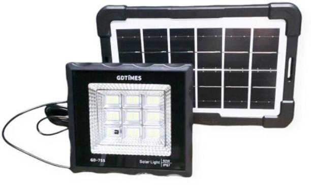 GDTimes GD755 50W Solar Powered Flood Light With Remote Control LED Flood Light