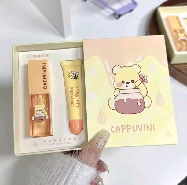 LIPS DUO LIP GLOSS & LIP BALMS CLEAR HONEY