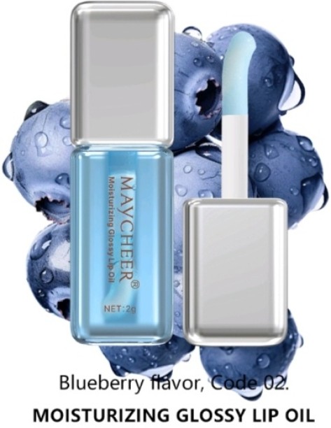 MAYCHEER GLOSSY LIP OIL BLUEBERRY