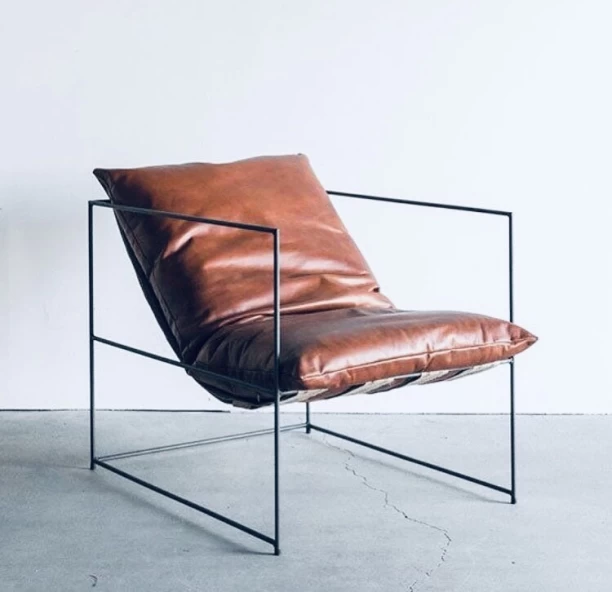 Minimalist Leather Chair 02 Leather Living Room Chair