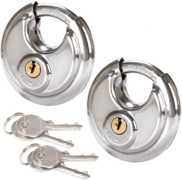 Generic Discus Padlock (70mm) - 2 Pack Padlock