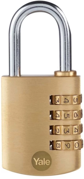 Yale Brass Combination Padlock Padlock