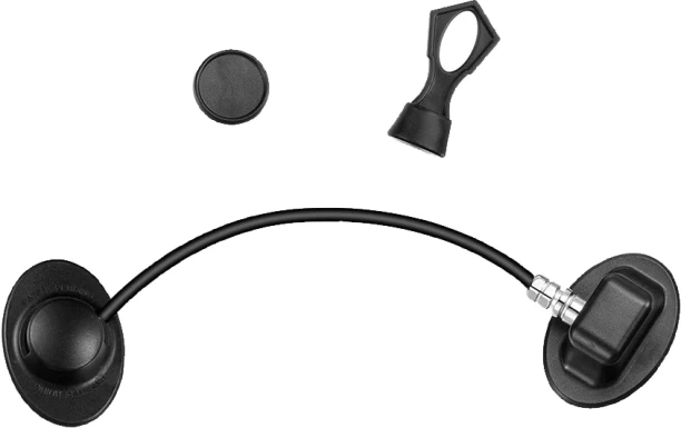 ALANES Magnetic Door Lock with key for Securing Fridge, Drawers - Black Lock