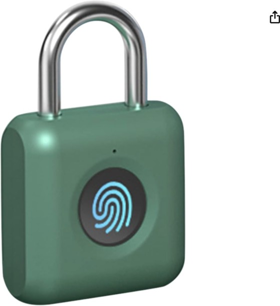 BEIJINE CAPITAL AD-353 Fingerprint pad lock Green Padlock