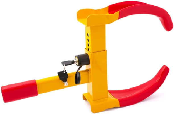 ELCTRO WORLD Heavy Duty Anti-Theft Car Wheel Lock Clamp MLx1 Wheel Lock