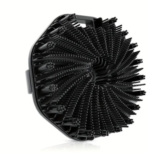 DSHoldings Silicone Body Scrubber - Black Loofah