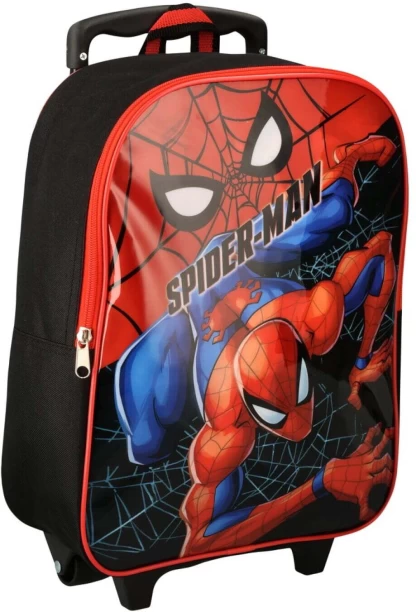 Spiderman Webbed School 48 cm (Luggage Trolley) Black