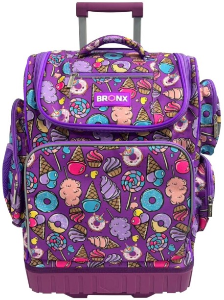 Bronx School Bus Trolley Xl 47 cm (Luggage Trolley) Blue