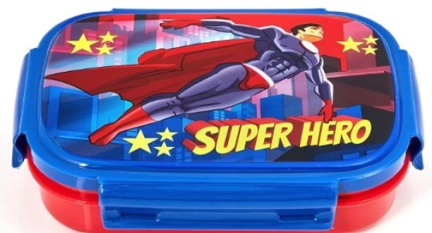 Superman JNR LATCH2 SANDWICH BOX Lunch Box