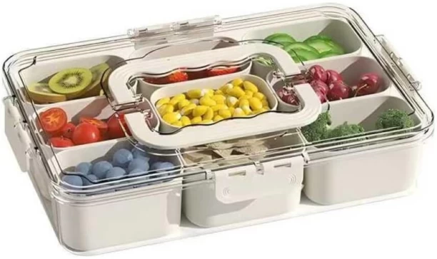 Generic Snackle Box Container 9 Containers Lunch Box