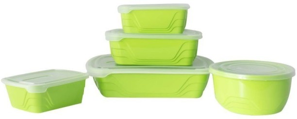 sozo Rectangular 5 Pieces Lunch Box Set 5 Containers Lunch Box