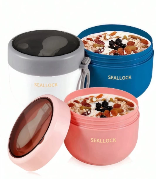 Seal Lock Breakfast Cup, Yogurt Cup, and Salad Cup Lunch Box