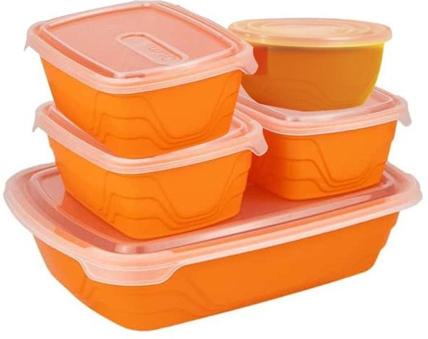 sozo Rectangular 5 Pieces Lunch Box Set 5 Containers Lunch Box