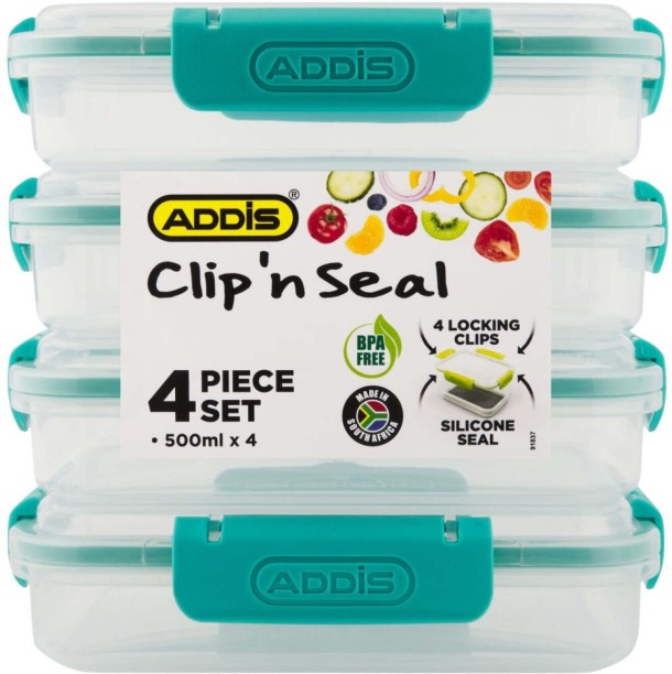 Addis Clip 'N Seal Set Lunch Box