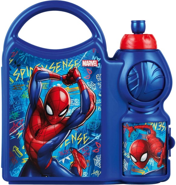 Spiderman Lunch Box & Bottle Set Lunch Box