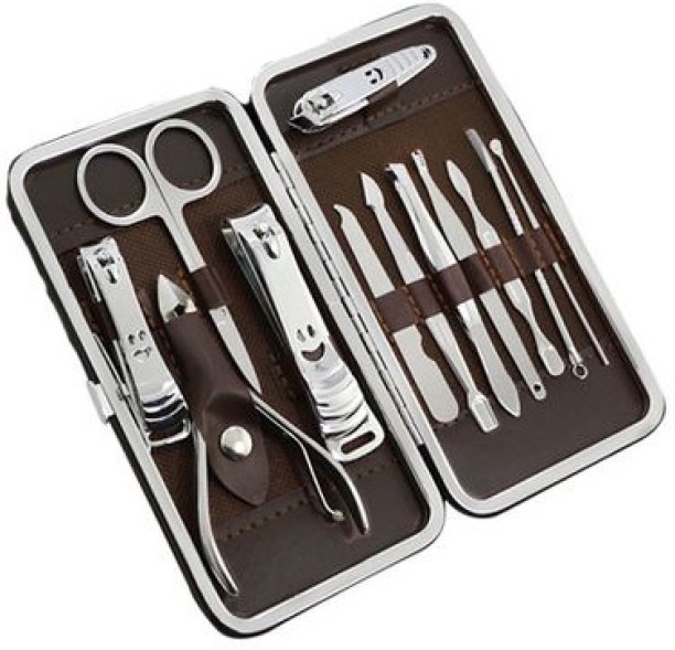 SA TRADE Manicure Pedicure Nail Clipper Kit - 12 Piece Set