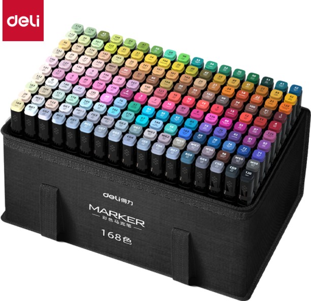 Deli Sketch Marker 168 Colours