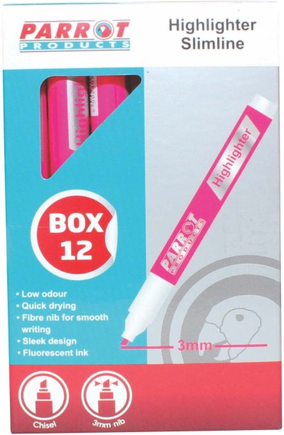 PARROT Products Slimline Tip Marker Highlighters