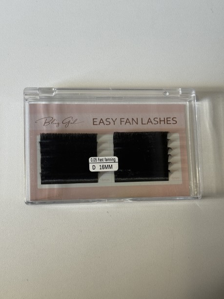 Bling Girl Easy Fan Lahes Size 16mm D curl 0.005 g