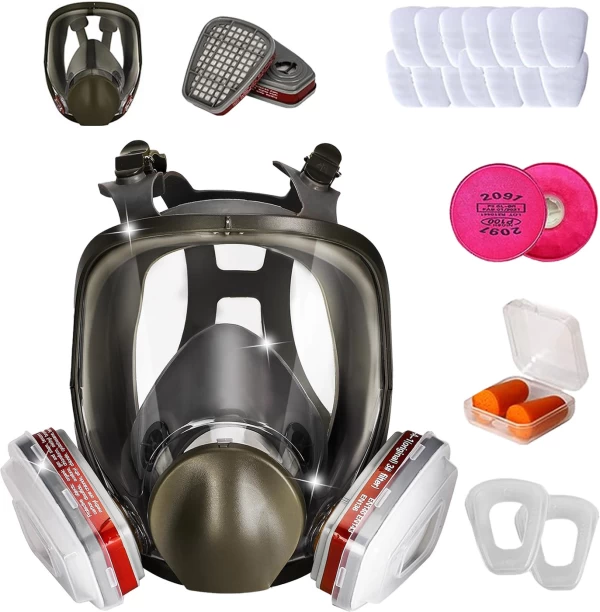 marevic Full Face Respirator Mask - Full Face Mask