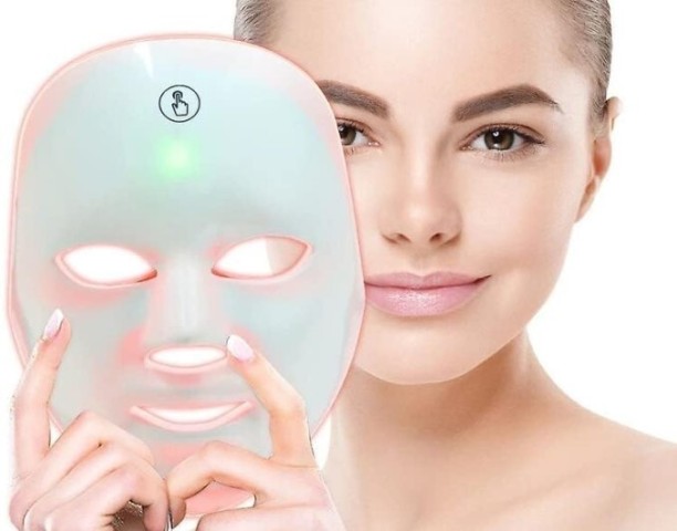 Generic Beauty instrument - Rechargeable Led Light Face Mask Therapy Full Face Mask