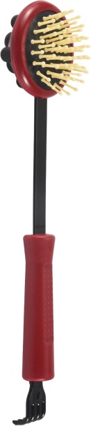 Gocutte 17.5" Long Black Red Plastic Back Knock Scratcher Relaxing Massage Hammer Percussion Massager