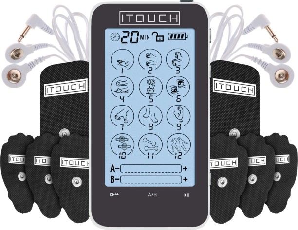 ITOUCH SA TOUCH-X TENS & EMS - 12 Modes, Dual Channel, Pain Relief Massager TENS Massager