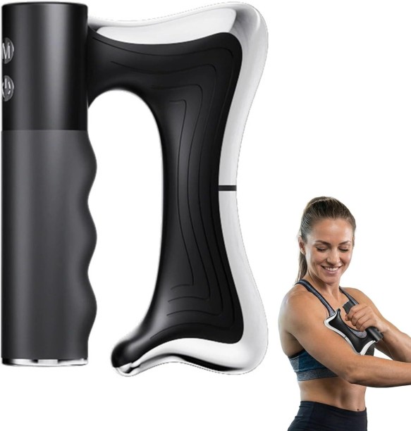 RAR Full Body Contour Device with Heat & EMS, Heated Muscle Scraper, Muscle Relief Better Circulation for Firming, Lymphatic Drainage, Fascia Massage, Circulation Support (Black) Vibration Massager