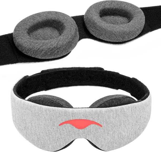 RAR 100% blackout, adjustable sleep mask Compression Massager
