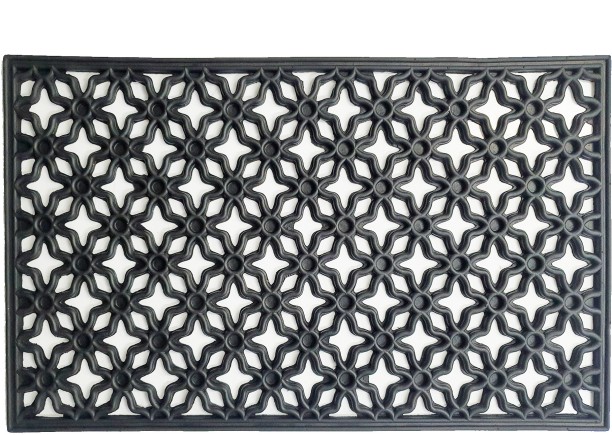 MasterMat Star Rubber Doormat - 100% Rubber - 45x75cm Door Mat