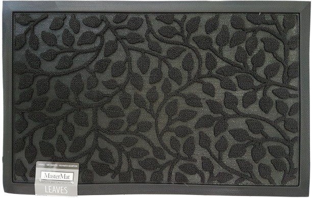 MasterMat Leaves Doormat – 45x75cm - Black Door Mat