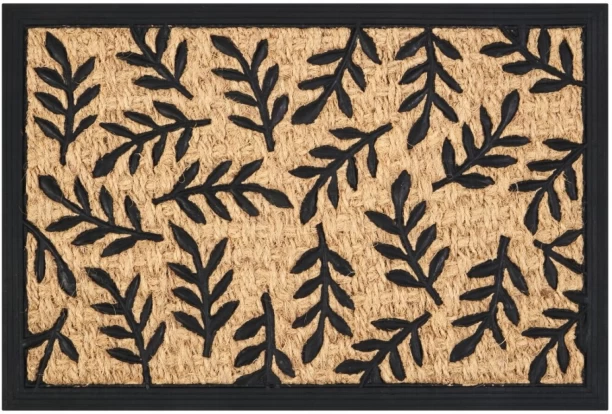 Primaries Leaf Coir Rubber Door Mat